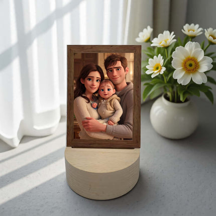 Personalized Acrylic Photo Frame with LED Light