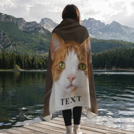 Personalized Portrait Flannel Blanket