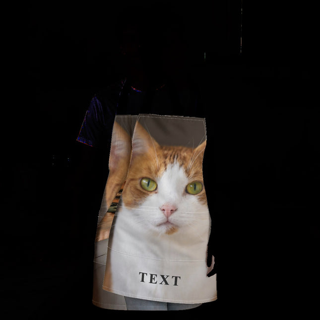 Personalized Pet Portrait Kitchen Apron