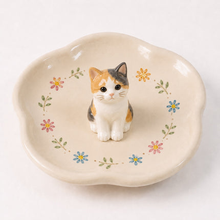 Ceramic Personalized 3D Pet Statue Jewelry ring dish