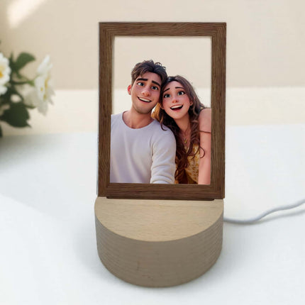 Personalized Acrylic Photo Frame with LED Light