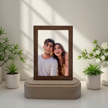 Personalized Acrylic Photo Frame with LED Light