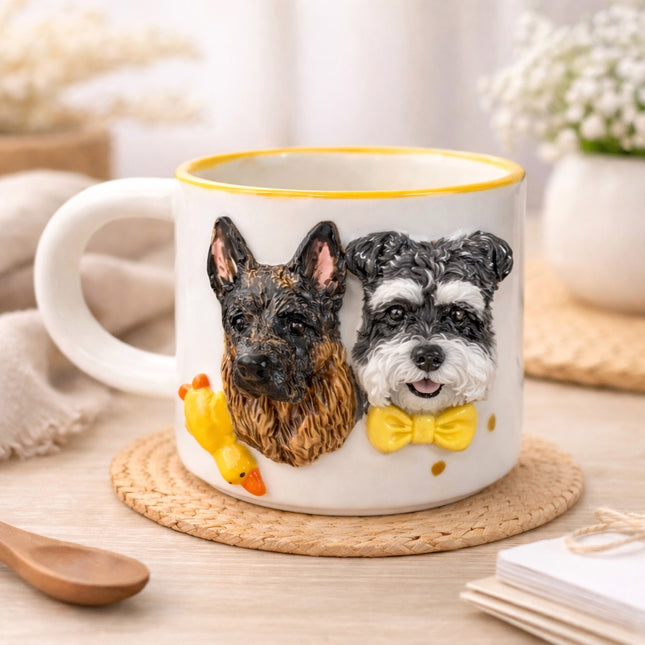 Personalized Dog & Cat 3D Ceramic Coffee Mug