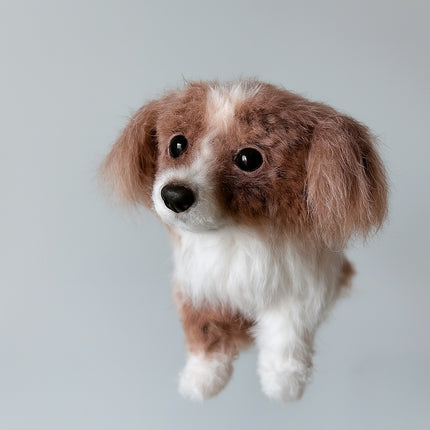 Personalized Custom Realistic Pet Clone – Handcrafted 3D Twist-Wool Sculpture (20cm/8inch Nose-to-Butt)