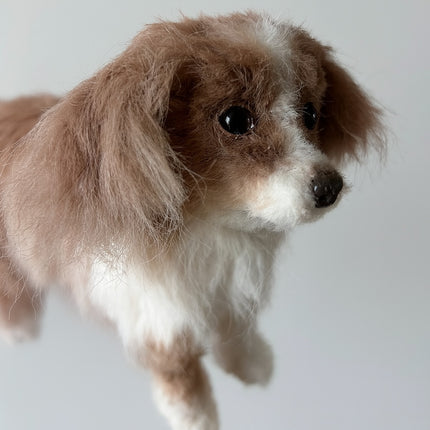 Personalized Custom Realistic Pet Clone – Handcrafted 3D Twist-Wool Sculpture (20cm/8inch Nose-to-Butt)