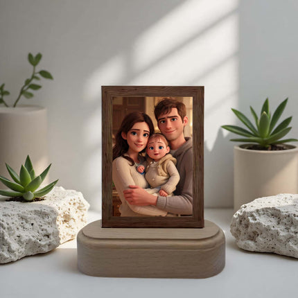 Personalized Acrylic Photo Frame with LED Light