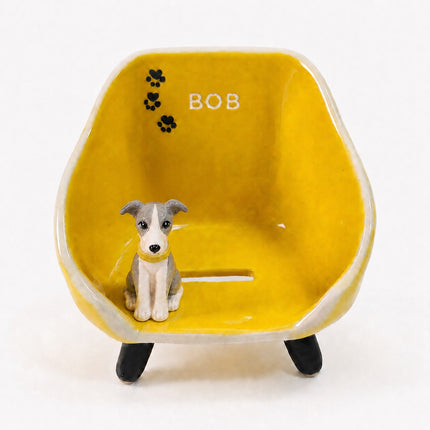 Ceramic Personalized Phone Stand with Custom Pet Figurine