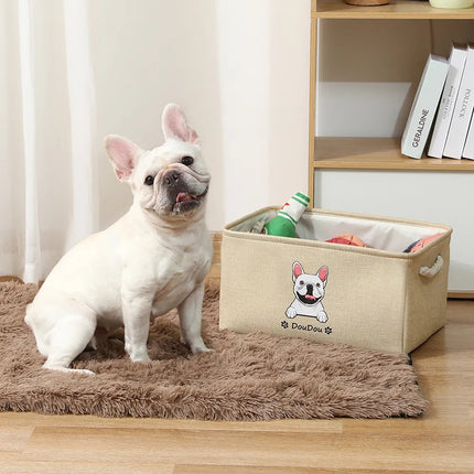 Personalized Pet Toy Storage Basket